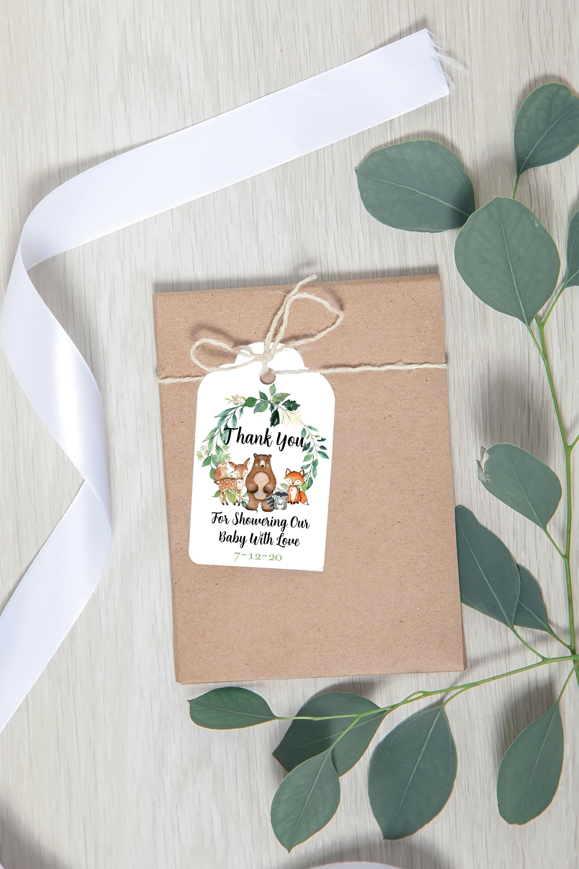 Woodland Baby Shower Thank You Tag EDITABLE Printable Instant Download 2 tag Label Woodland Birthday Favor Tag Woodland Baby Shower Thank You Tag EDITABLE Printable Instant Download 2 tag Label Woodland Birthday Favor Tag