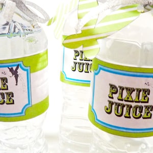 Tinkerbell Pixie Digital Party PRINTABLE DIY Birthday Drink Labels