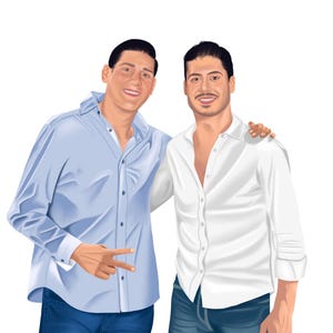 Retrato Conmemorativo | Ilustración Digital Personalizada