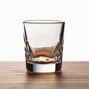 Redfish Unique Laser Engraved Shot Glass - Stylish Barware Gift with Intricate Designs