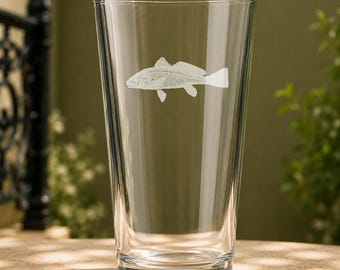 Pint Glass for Coach or Outdoorsman | Makes great New Orleans Wedding Gift or Housewarming Gift