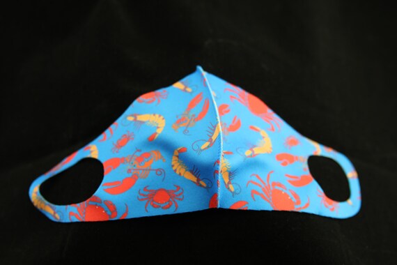 Shrimp/Crab Mask / Etsy