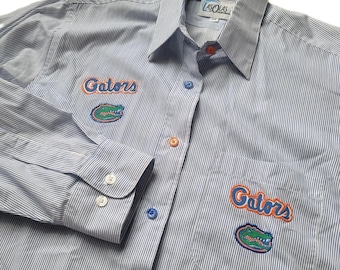 RZADKA koszula w paski z kolekcji Florida Gators w stylu vintage, pasuje na rozmiar męski S / damski M