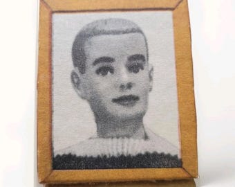 Zeldzaam vintage Ken-pop miniatuur ingelijst portret – Barbie & Ken-accessoire uit de jaren 60