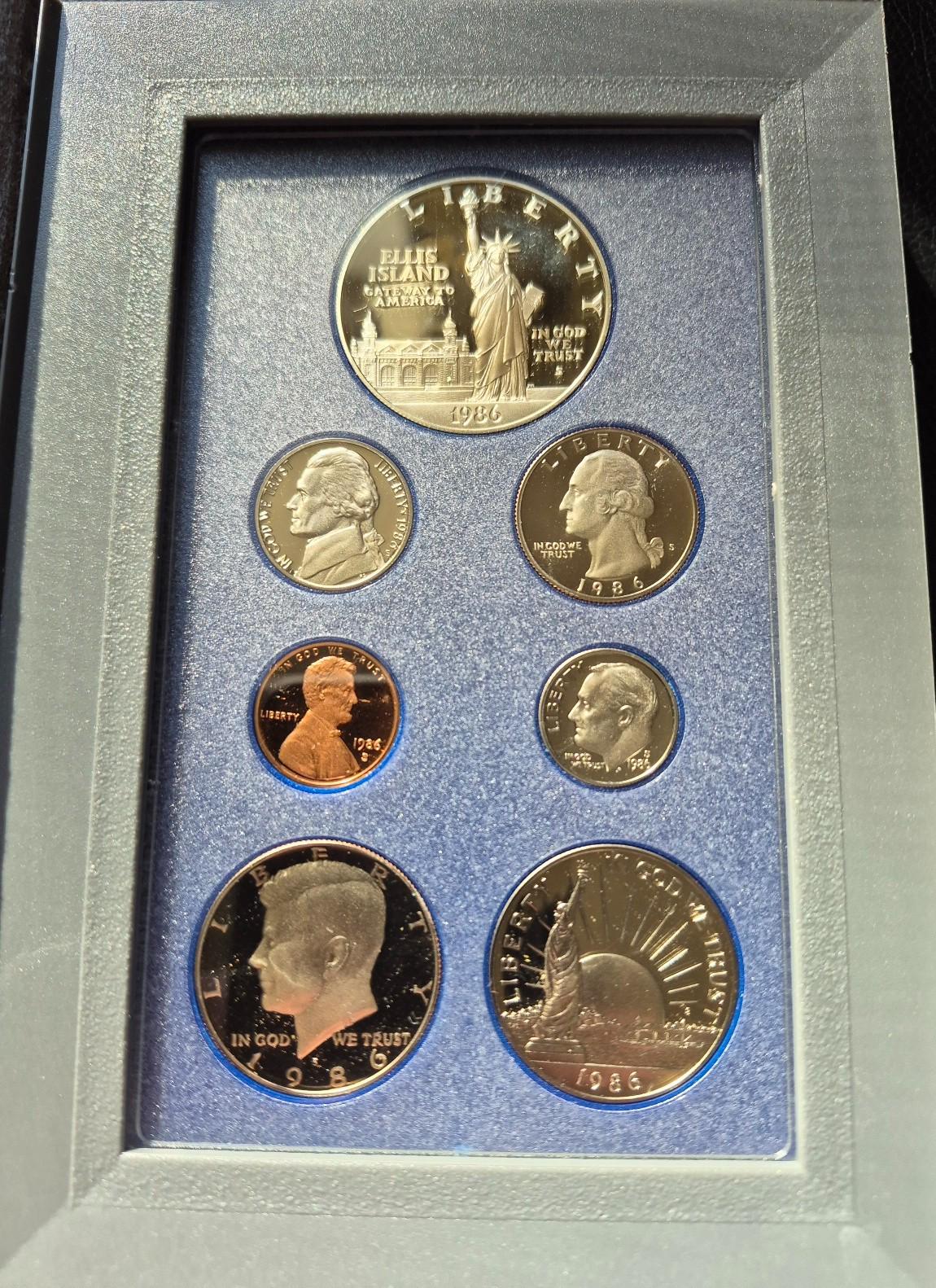 1986 Liberty Coin Proof Set - Etsy
