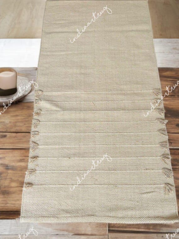 Organic Herbal Cotton Yoga Mat – Ecofriendly, Handwoven, Anti-Slip Exercise & Meditation Mat 2x6 Ft Travel-Friendly