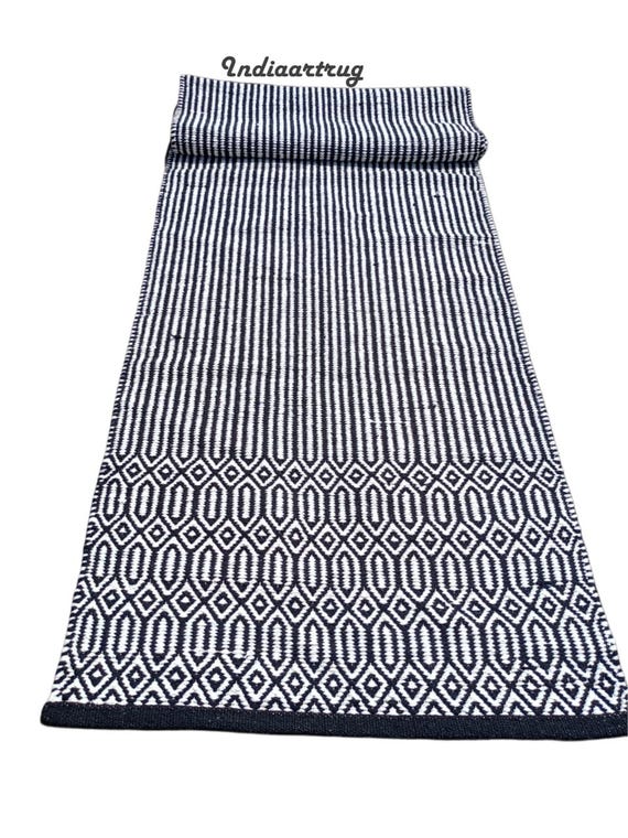 Organic Herbal Cotton Yoga Mat – Ecofriendly, Handwoven, Anti-Slip Exercise & Meditation Mat 2x6 Ft Travel-Friendly