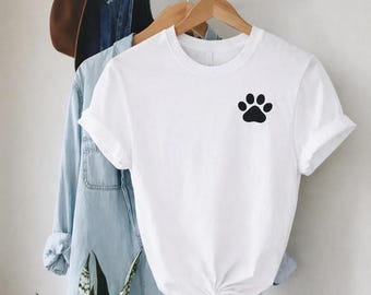 Embroidered Dog Lover T-Shirt | Dogs Over People | Minimalist Dog Mom/Dad Tee