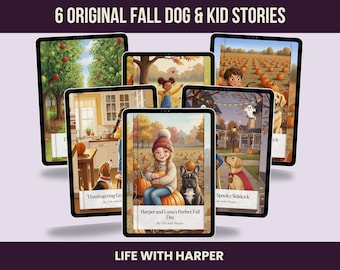 Fall Kids & Dog Story Bundle: 6 Digital Read-Alouds (PDF)