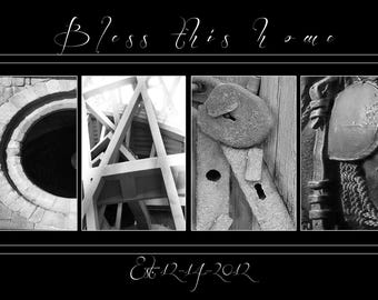 Your name in architectute, photo letters, alphabet digital print 11 x 17 print only