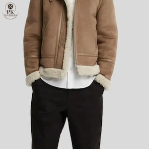 Men&#39;s Suede Leather Biker Jacket - PK Leathers