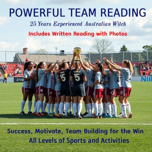 CUSTOM TEAM Reading for Sports Success, Unity, Winning Formula, Ethical Energy Boost for Athletes, Team Building Performance, Motivation