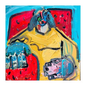 Acryl Portraitmalerei