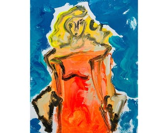 Acryl Portraitmalerei