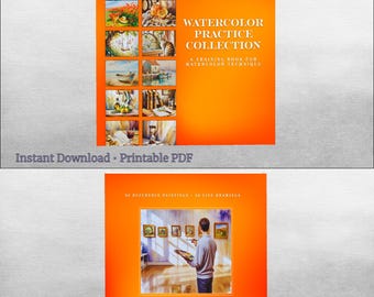 Raccolta di esercizi per l'acquerello: 50 composizioni per la tecnica dell'acquerello