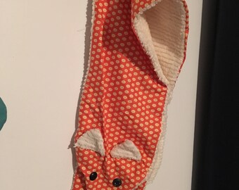 Handmade fox scarf