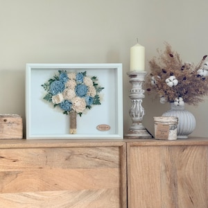 Wedding Bouquet Preservation Shadowbox Keepsake Frame: Flower Preservation Memory Box image 14