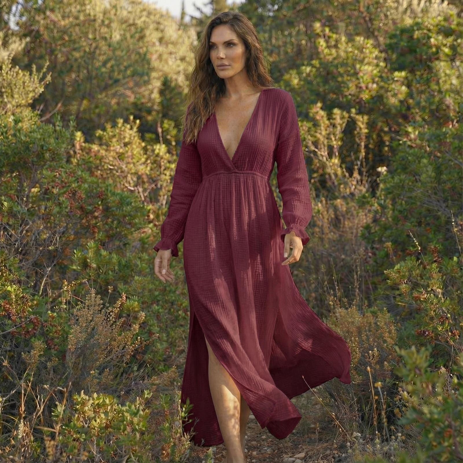 lilac maxi dress wedding guest Plus Size Purple Bridesmaid Dress Maxi Chiffon Wedding Guest Dress