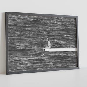 Princess Diana Yacht Photo: Retro Royal Canvas Wall Art