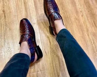 Handmade Brown Leather Peshawari Chappal | Traditional Pakistani Sandals | Men's Ethnic Footwear