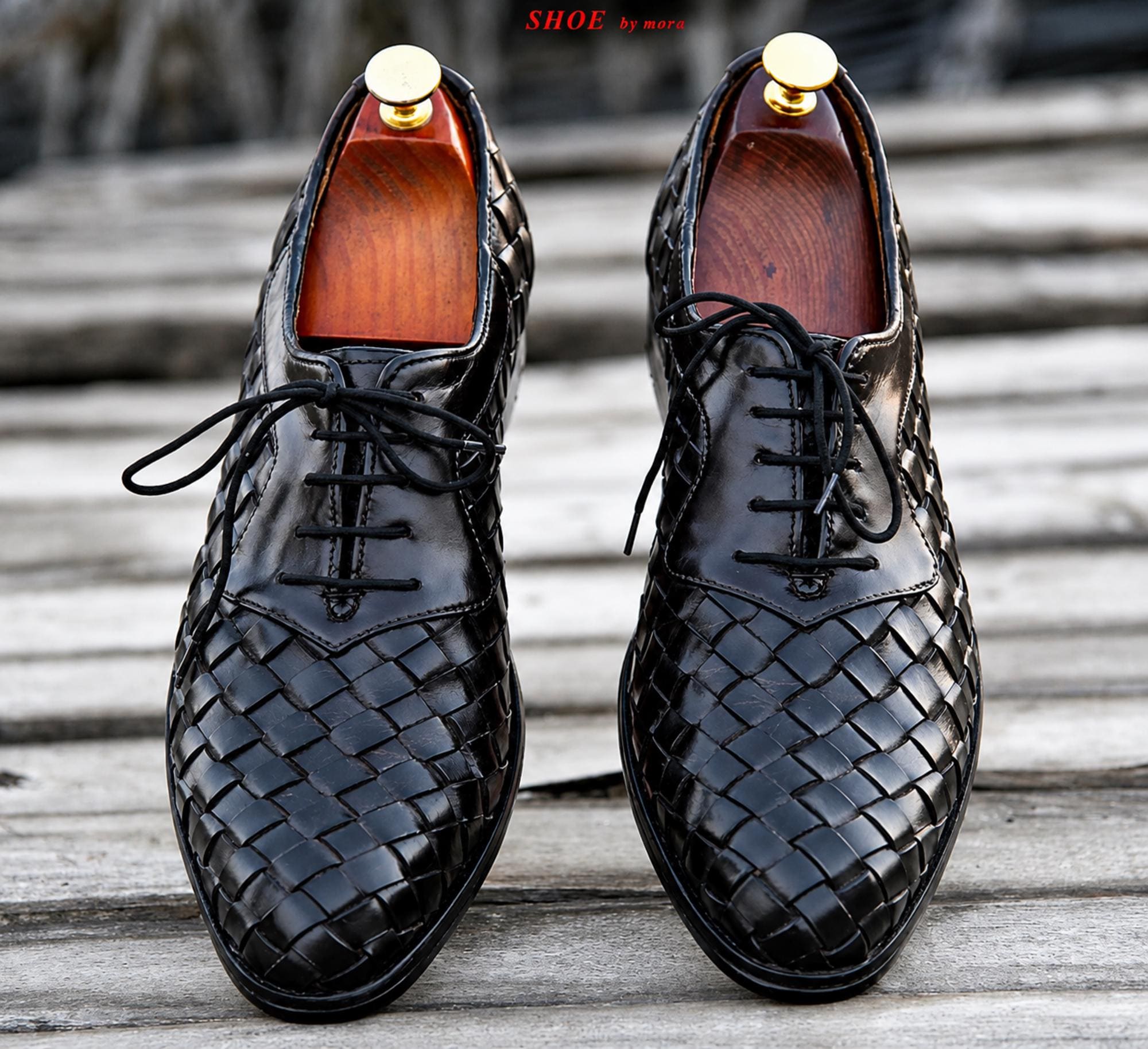 woven leather dress shoes men The Grand Black Shoe Penny Loafer Leather Design/ Woven Strap/ Slip Men's Woven Leather Slip-On Formal