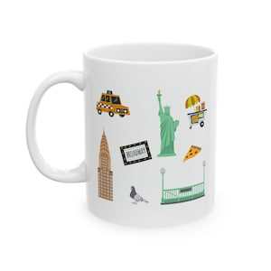 New York City Adventure Mug: NYC Travel Coffee Cup
