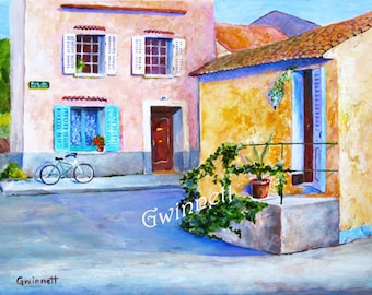 Provence France Village Courtyard