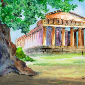 Agrigent Sizilien griechischer Tempel der Concordia