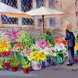 Negozio di fiori Roma Italia in formato 8 x 10 pollici.
