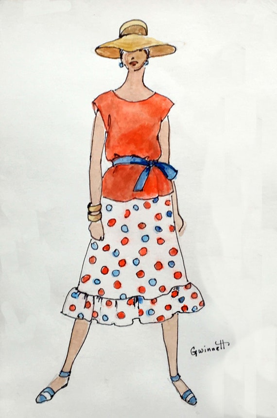 Fashion Illustration  Statement PRINT