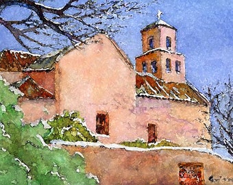 Santa Fe im Schnee
