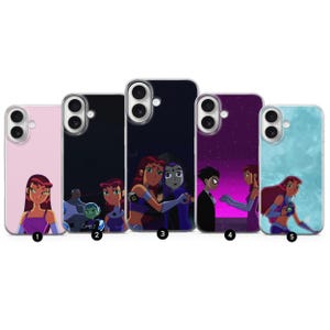 Starfire Phone Case Teen Titans for  iPhone 17Pro, 16, 15, 14, 13, 12, Samsung S25, S24, S23Fe, S22, A16, A26, A56, Pixel 10, 9Pro