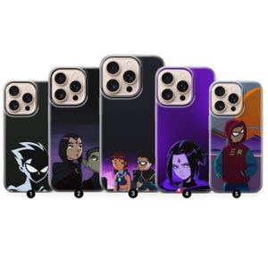 Teen Titans Phone Case for  iPhone 17Pro, 16, 15, 14, 13, 12, Samsung S25, S24, S23Fe, S22, A16, A26, A56, Pixel 10, 9Pro