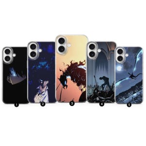 Solo leveling Phone Case Sung Jinwoo for  iPhone 17Pro, 16, 15, 14, 13, 12, Samsung S25, S24, S23Fe, S22, A16, A26, A56, Pixel 10, 9Pro