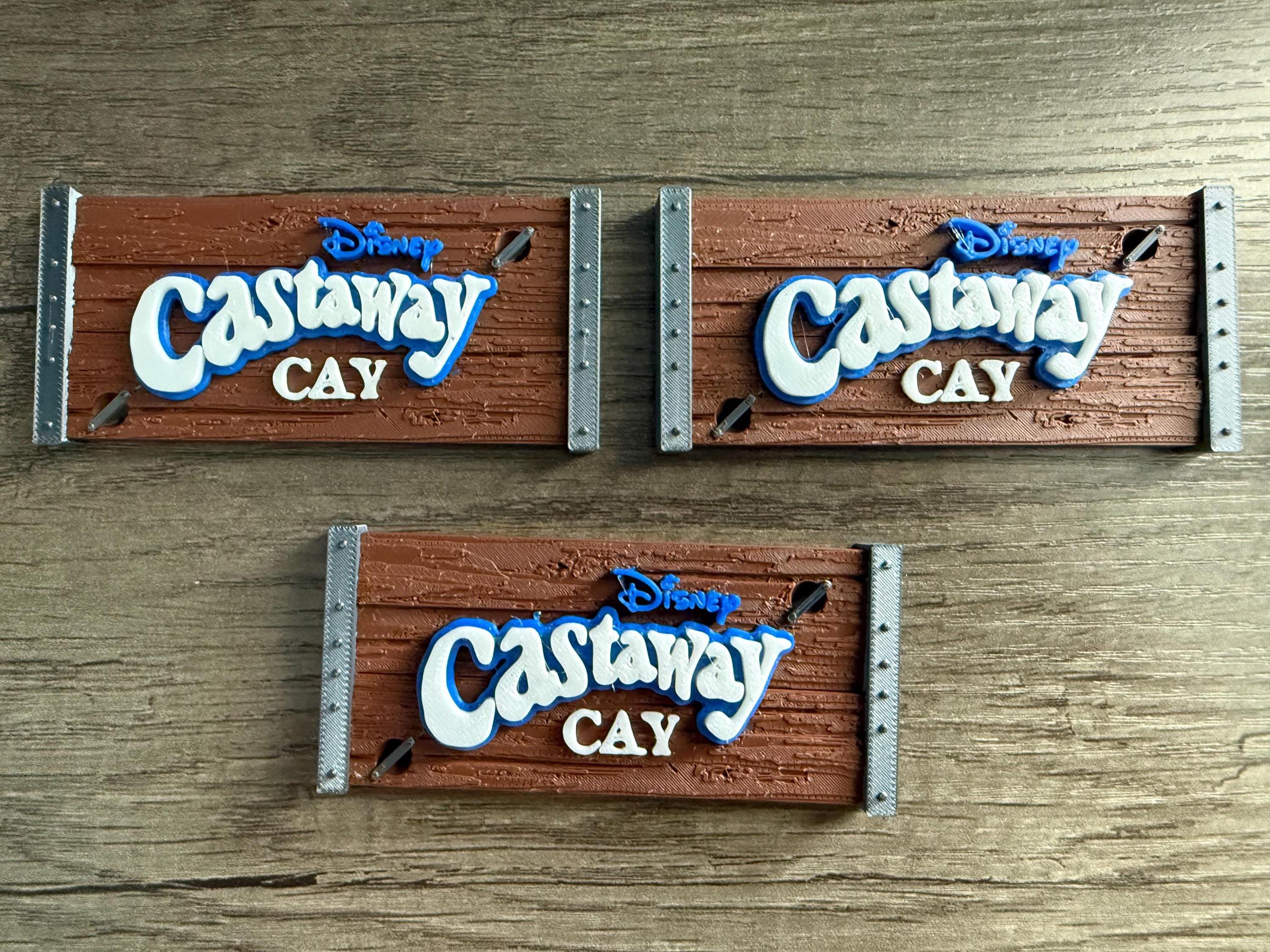 Castaway Cay Sign Magnets (set of 3) - Etsy