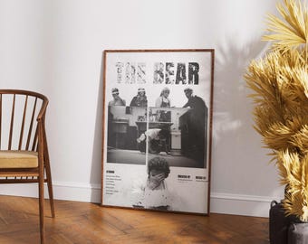 The Bear TV Show Poster Digital Download – Minimalist Wall Art – Printable Art Print – TV Series Gift