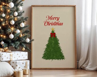 Vintage Christmas Print Set | Cozy Holiday Wall Decor (Digital Download)