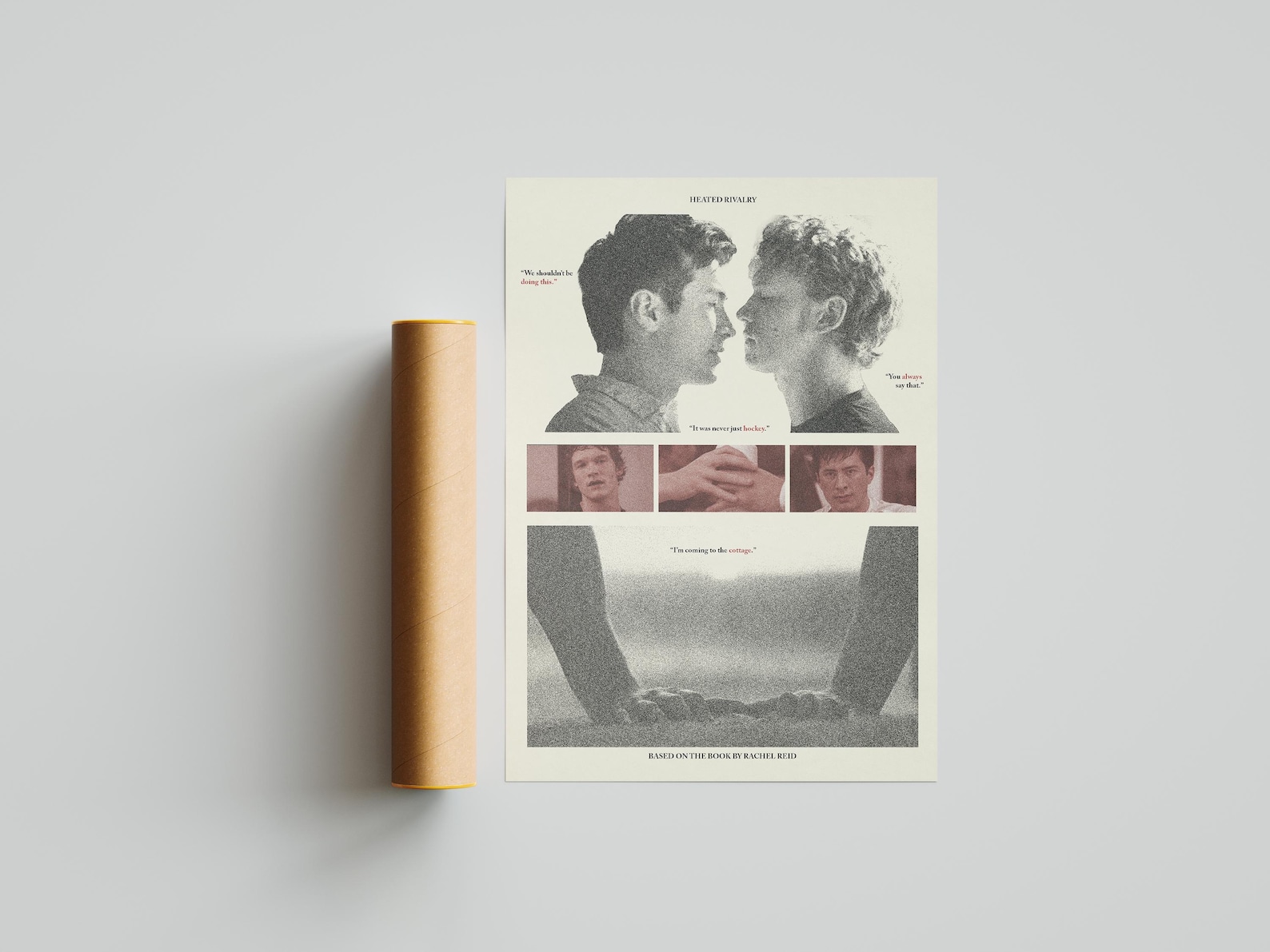 Heated Rivalry Poster | Shane & Ilya Fan Art Print | Sports Romance ...