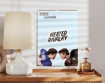 Heated Rivalry 2026 Digital Calendar | Shane Hollander| Ilya Rozanov
