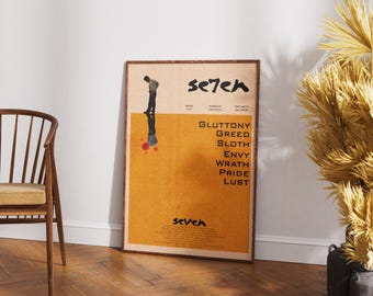 Seven Digital Poster – Printable Minimalist Wall Art