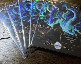 Vendetta-Radiance Rift Proxy Foil Token Cards League TCG Set Holographic Game Accessory Collectible Tabletop Gaming Gift Deck Companion