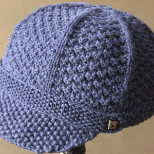 PDF Newsboy Hat - Knitting Pattern