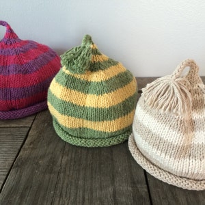 Josie Hat Pattern (PDF) - for newborns, baby and children