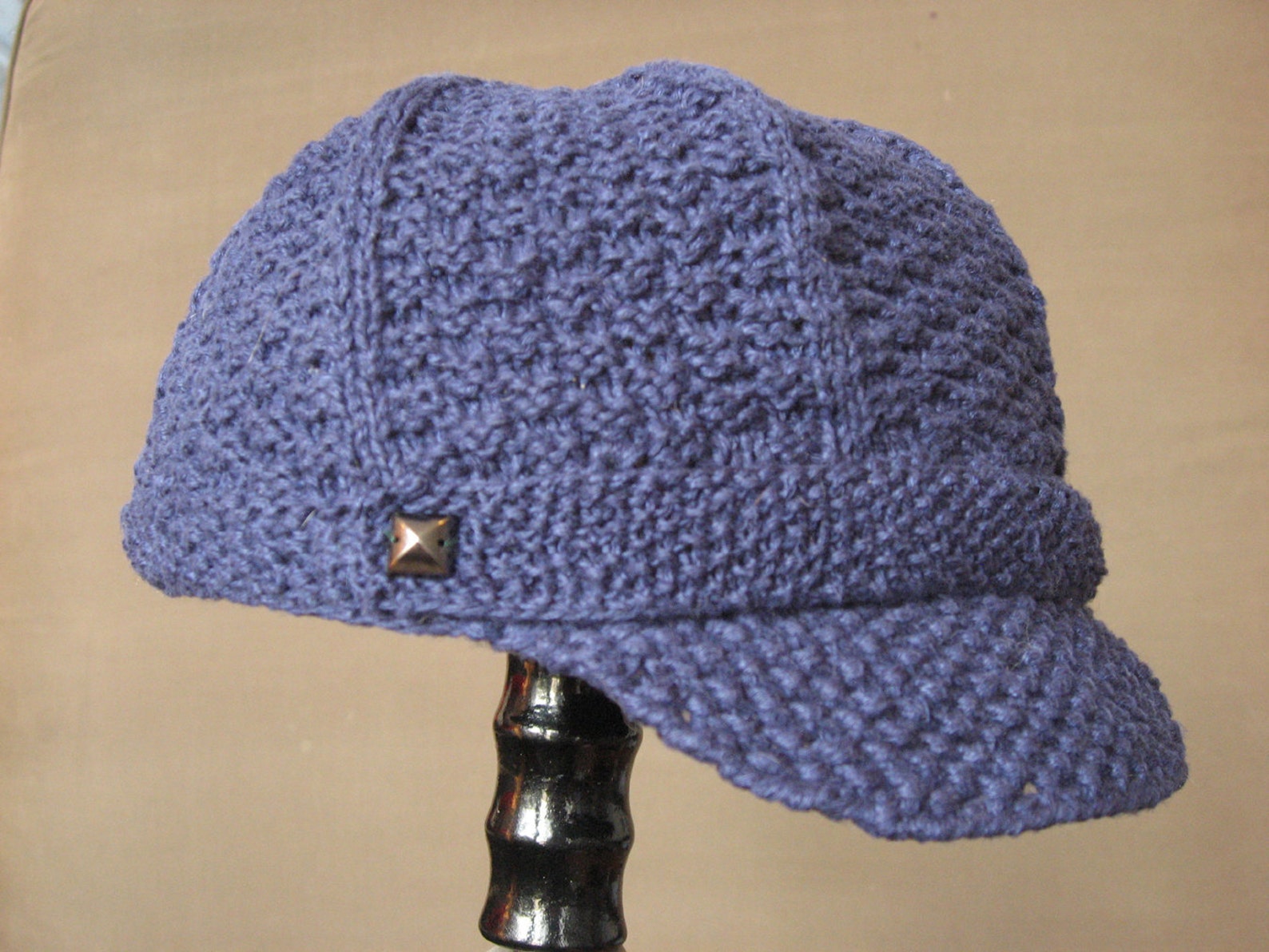 PDF Newsboy Hat Knitting Pattern Etsy