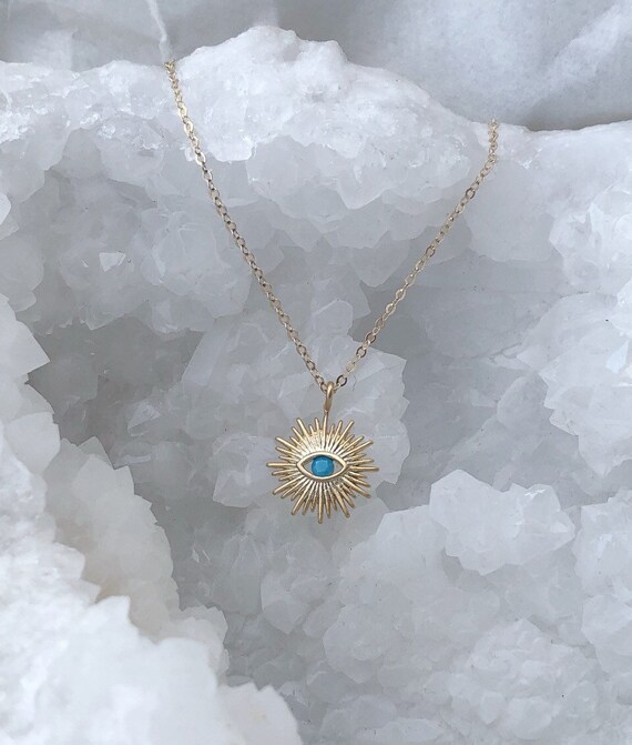 Dainty hotsell sun necklace