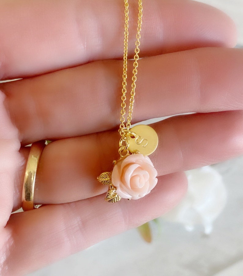 Flower Girl Proposal Flower Girl Necklace Thank You Flower Etsy