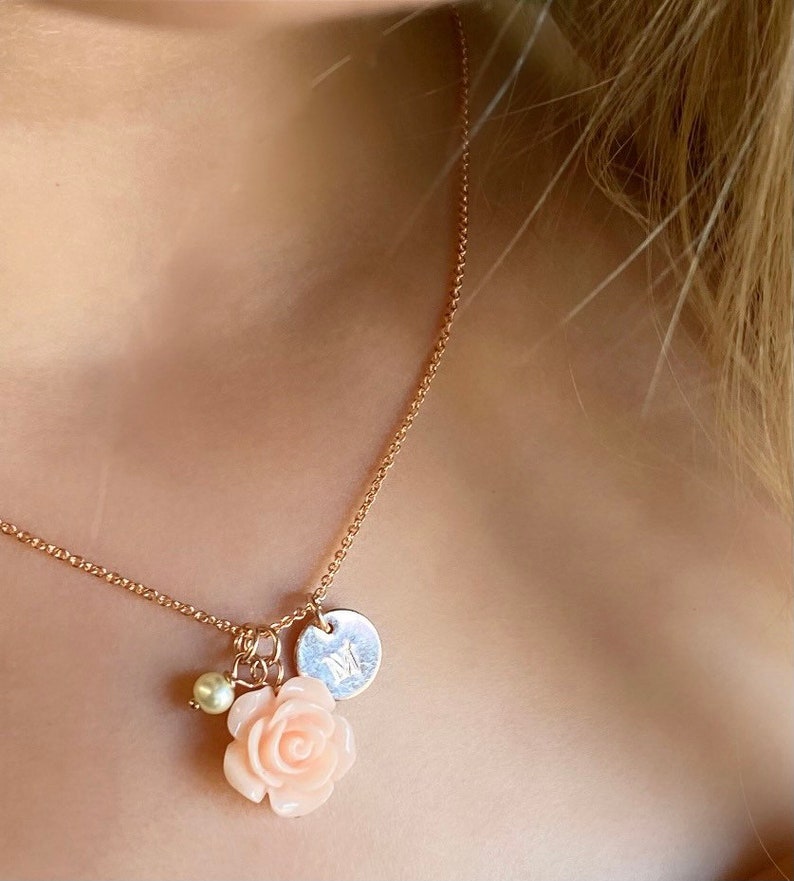 Flower Girl Proposal Necklace Flower Girl Necklace Etsy