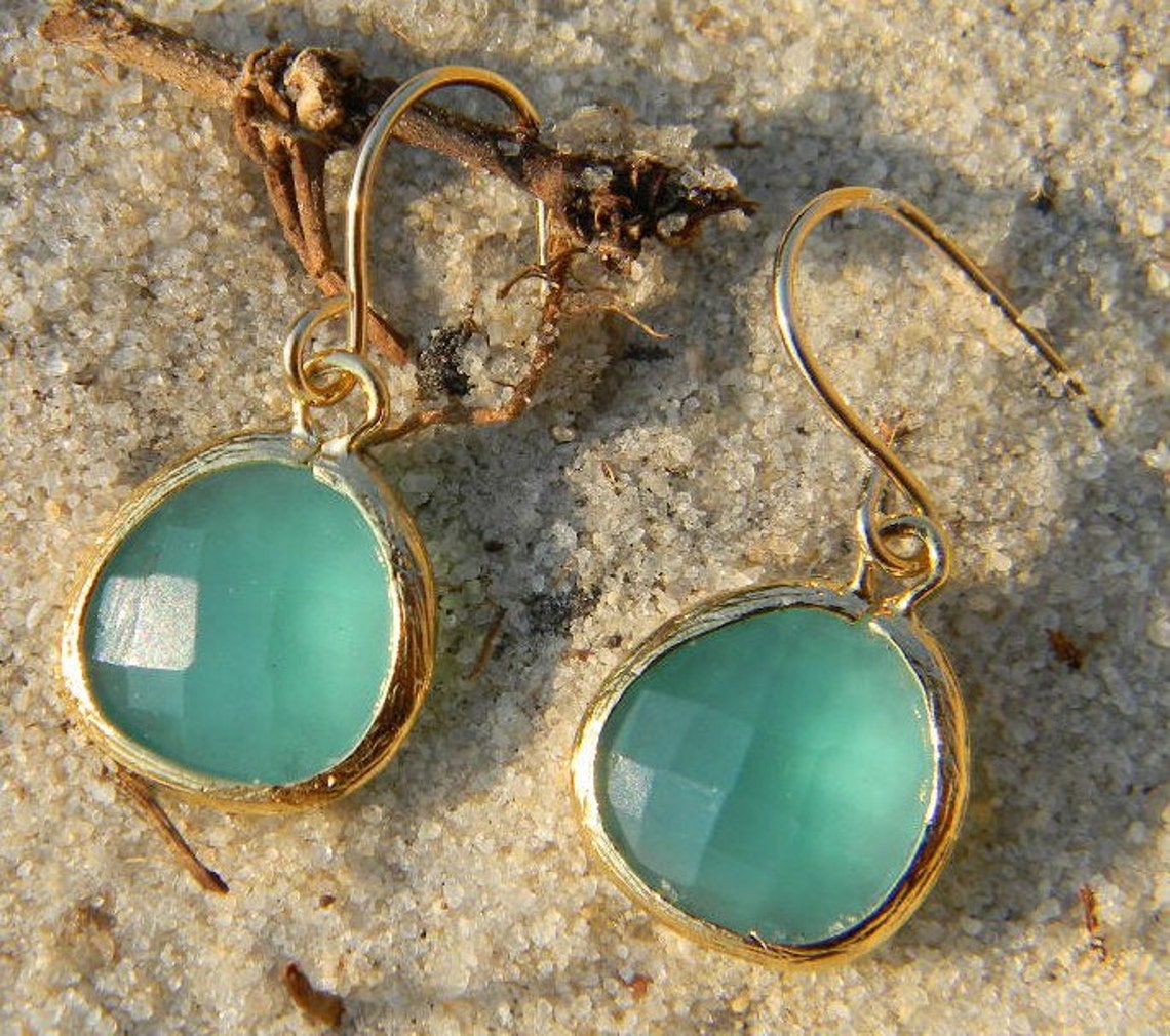 Antarang- Aqua Coral Earrings