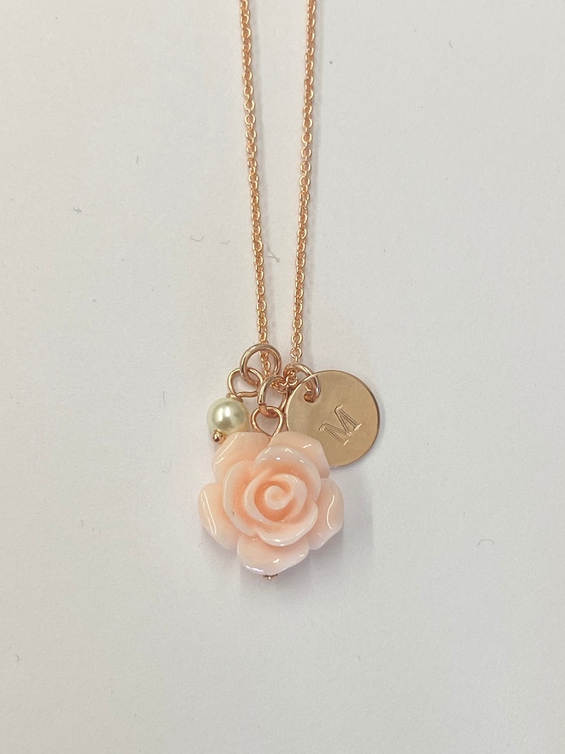 Flower Girl Proposal Necklace Flower Girl Necklace Etsy