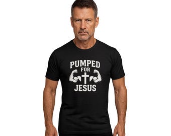 Pumpad för Jesus | Kristen Fitness Unisex T-shirt — Tro & Styrka T-shirt